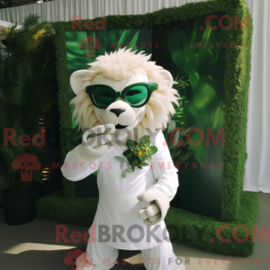 Waldgrüner Löwe Maskottchen...