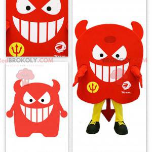 Mascotte de diable tout rouge - Redbrokoly.com