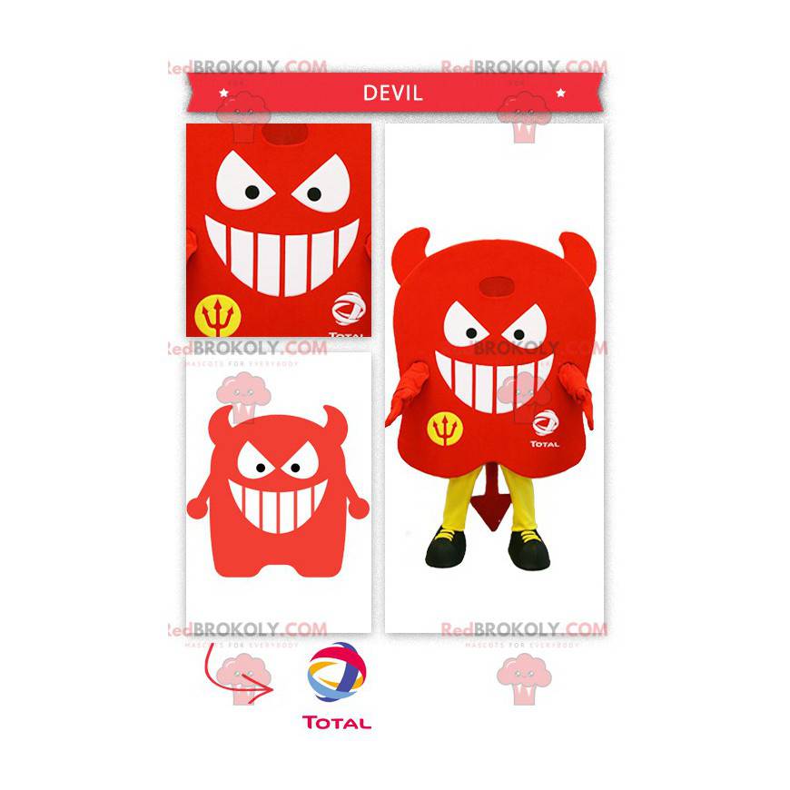 All red devil mascot - Redbrokoly.com