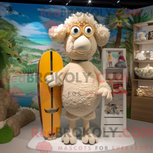Personaggio mascotte pecora...