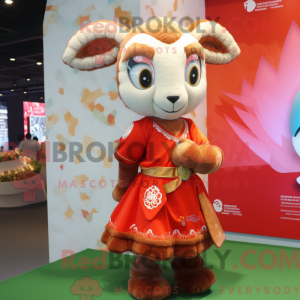 Ram maskot kostyme karakter...