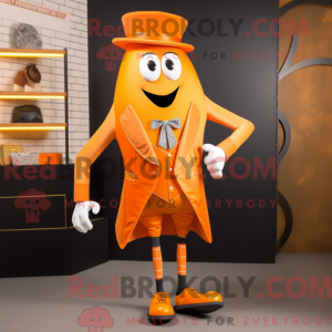 Orange Ray mascot costume...