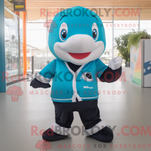 Disfraz de mascota orca...