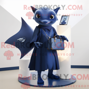 Navy Stingray mascot...