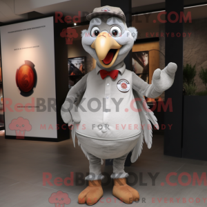 Sølv Tyrkia maskot kostyme...