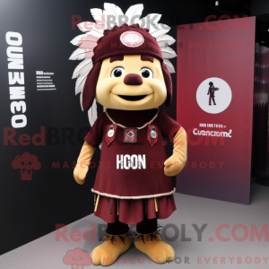 Personaggio mascotte Maroon...