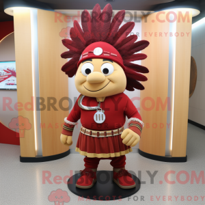 Maroon Chief Maskottchen...