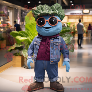 Red Cabbage Leaf mascot...