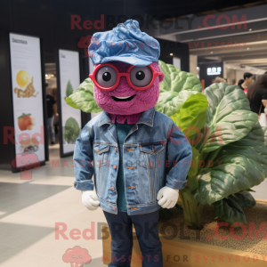 Red Cabbage Leaf mascot...
