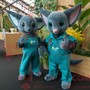 Disfraz de mascota Teal...