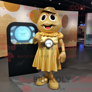 Maskottchenkostüm Gold...