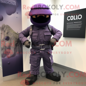Lilla Commando maskot...
