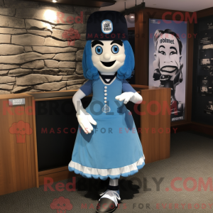 Blue Guinness mascot...