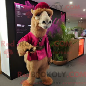 Máscara Magenta Camel com...