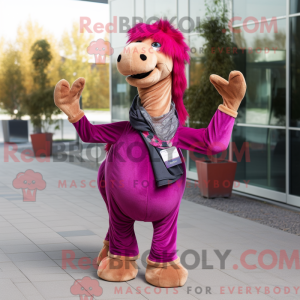 Máscara Magenta Camel com...