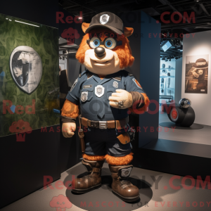 Kostým maskota Rust Police...