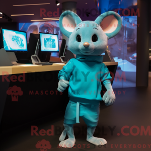 Máscara Cyan Mouse com...