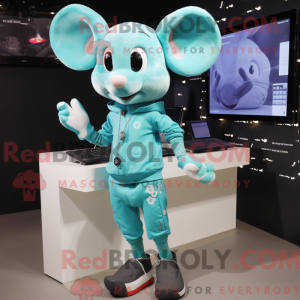 Máscara Cyan Mouse com...