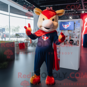 Red Bull-mascottekostuum...