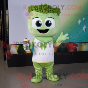 Oliven Pop Corn maskot...