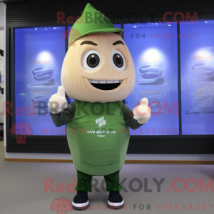 Oliven Pop Corn maskot...