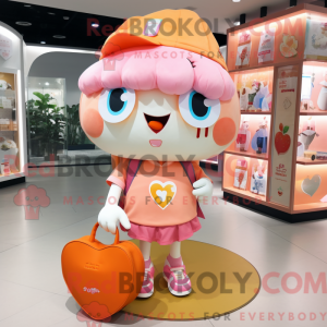 Costume de mascotte Peach...