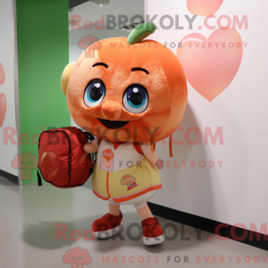 Costume de mascotte Peach...