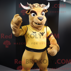 Guld Minotaur maskot...