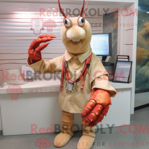 Beige kreeft...