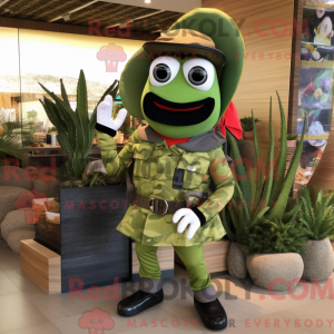 Costume de mascotte d Olive...