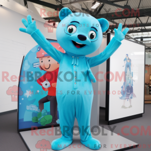 Postava maskota Cyan...