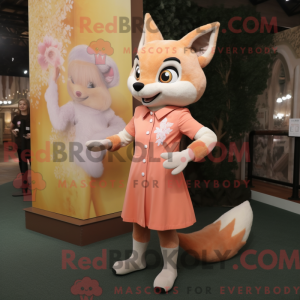 Postava maskota Peach Fox...
