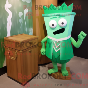 Groene schatkist mascotte...
