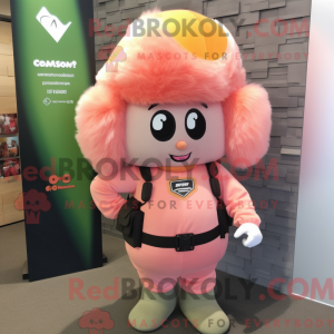 Costume mascotte de Peach...