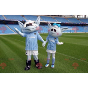 2 mascotte aliene blu - Redbrokoly.com
