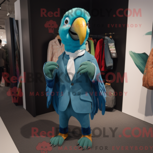 Turkis papegøje maskot...