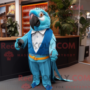 Turquoise Parrot mascot...