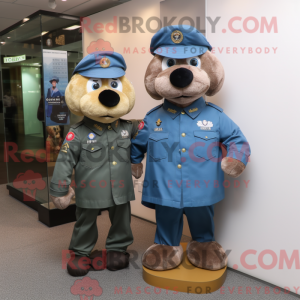 Air Force Soldier maskot...