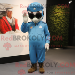 Air Force Soldier mascot...