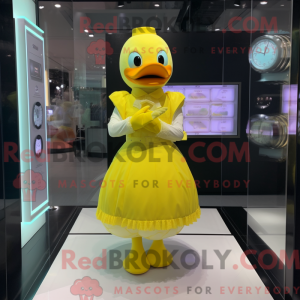 Disfraz de mascota del pato...
