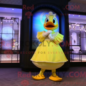 Disfraz de mascota del pato...
