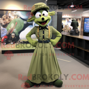 Navy Green Beret maskot...