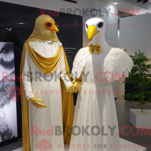Gold Crow-maskotdraktfigur...