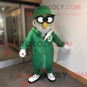 Maskottchenkostüm Grüner...