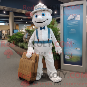 Stilt Walker mascot costume...