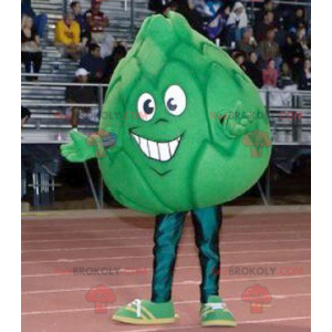 Mascotte di cavolo verde carciofo gigante - Redbrokoly.com