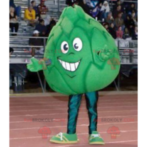 Giant artichoke green cabbage mascot - Redbrokoly.com