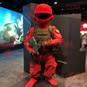 Red Marine Recon maskot...