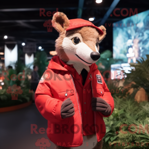 Red Thylacosmilus mascot...