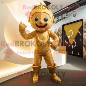 Gold Acrobat maskot...